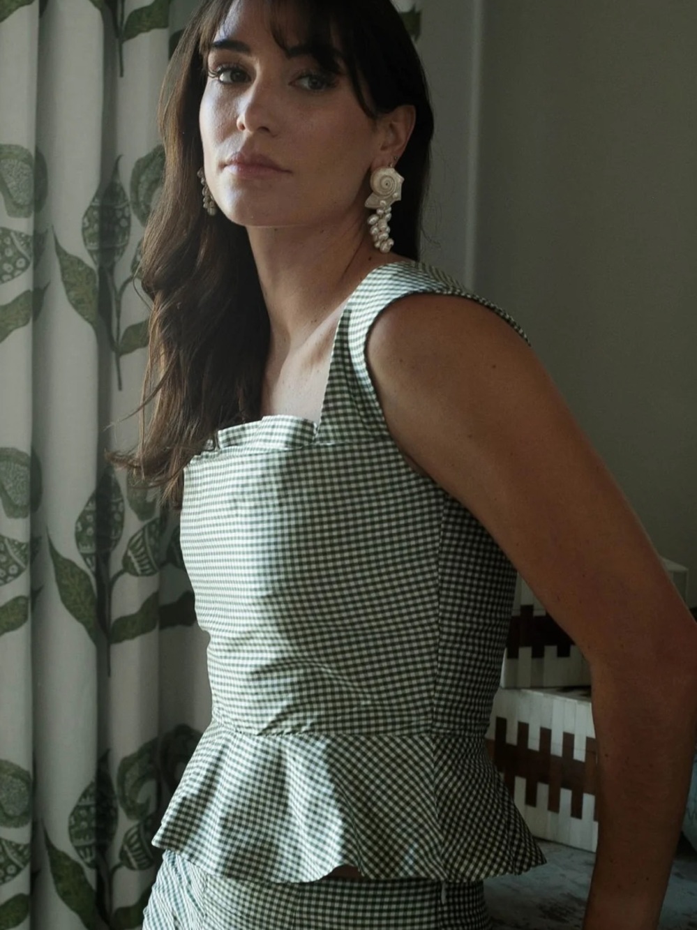 Damaris Bailey Rosita Top 100% silk taffeta